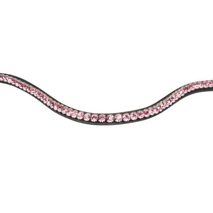 Frontal con cristales Equestro - Black/Pink