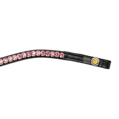 Frontal con cristales Equestro - Black/Pink