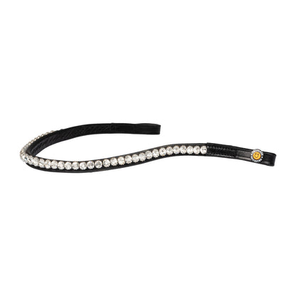 Frontal con cristales Equestro - Black/Silver
