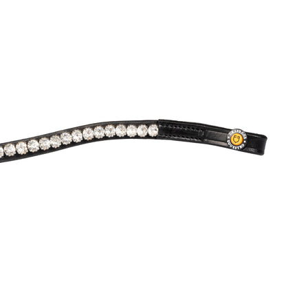 Frontal con cristales Equestro - Black/Silver