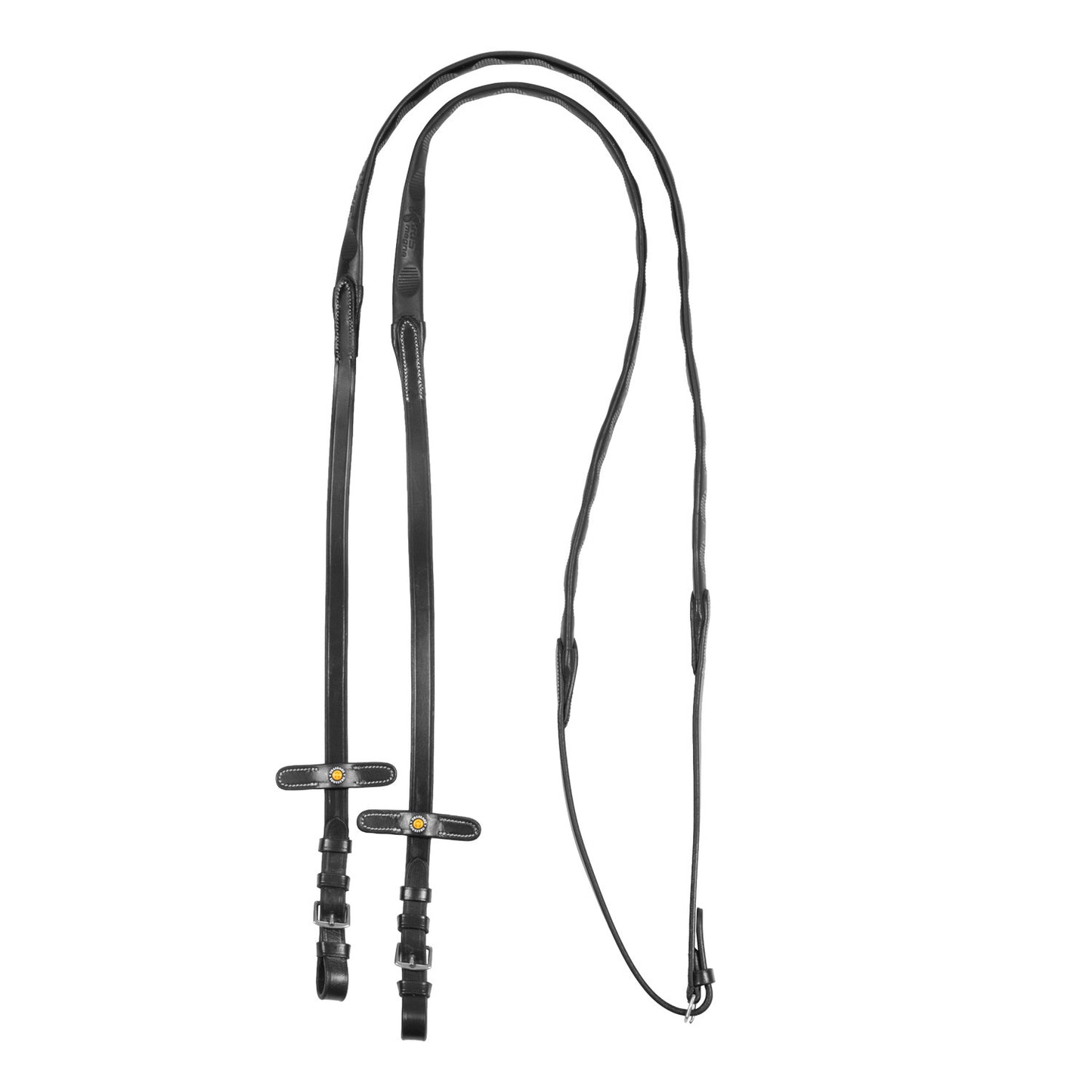 Redini Magna con grip 5/8 Traducción: Riendas Magna con grip 5/8 Equestro - Negro