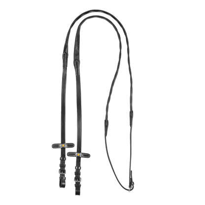 Redini Magna con grip 5/8 Traducción: Riendas Magna con grip 5/8 Equestro - Negro
