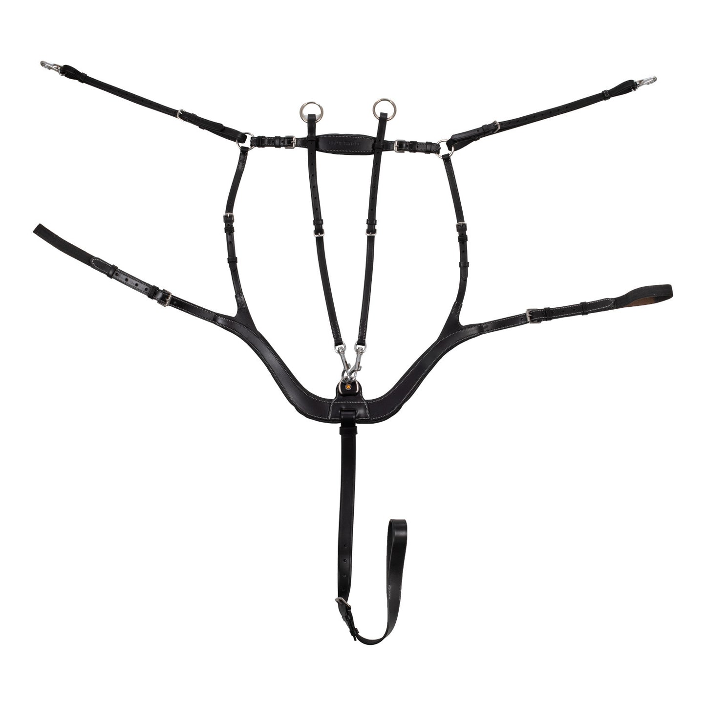Pechera anatómica de caza de cuero Equestro