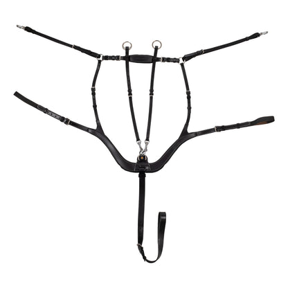 Pechera anatómica de caza de cuero Equestro
