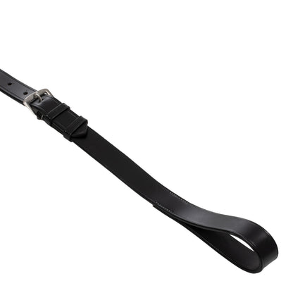 Pechera anatómica de caza de cuero Equestro - Negro
