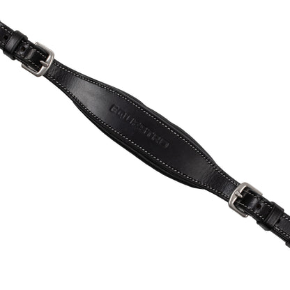 Pechera anatómica de caza de cuero Equestro - Negro