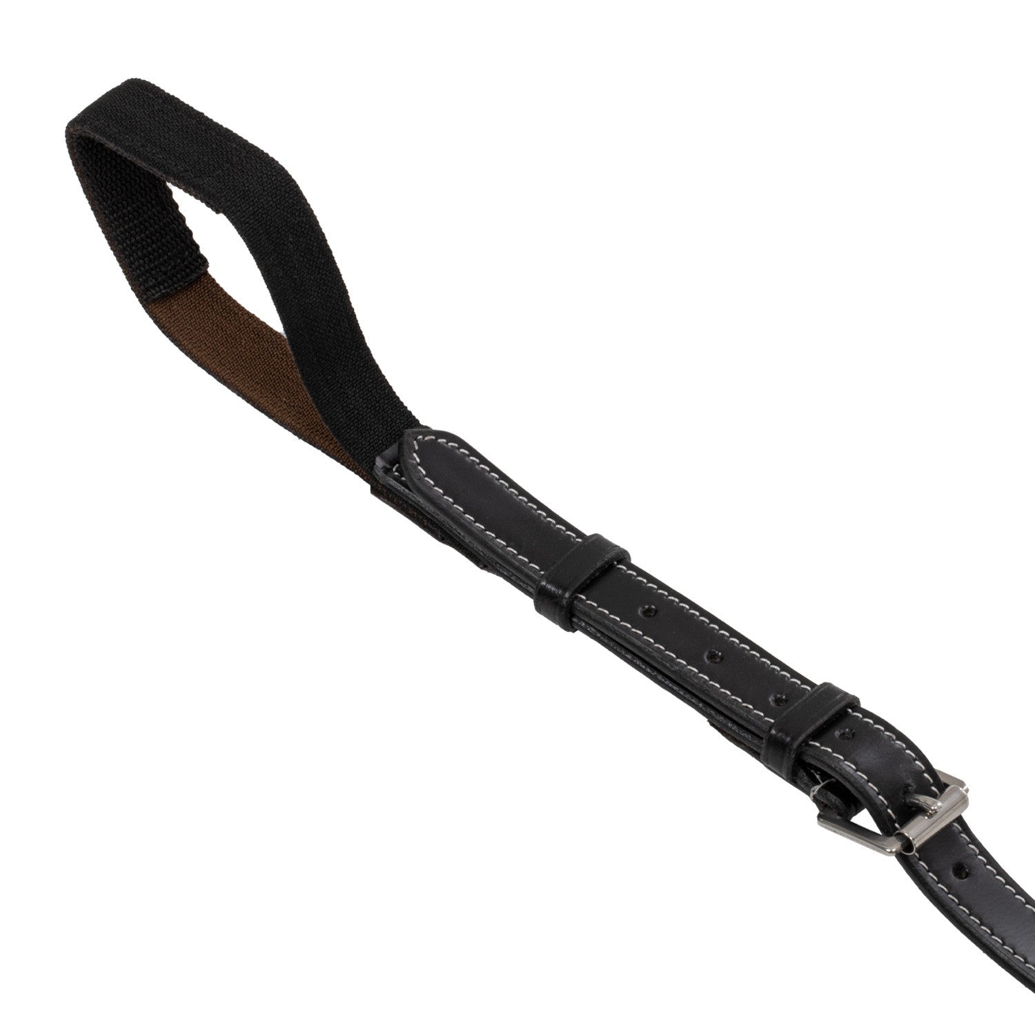 Pechera anatómica de caza de cuero Equestro - Negro