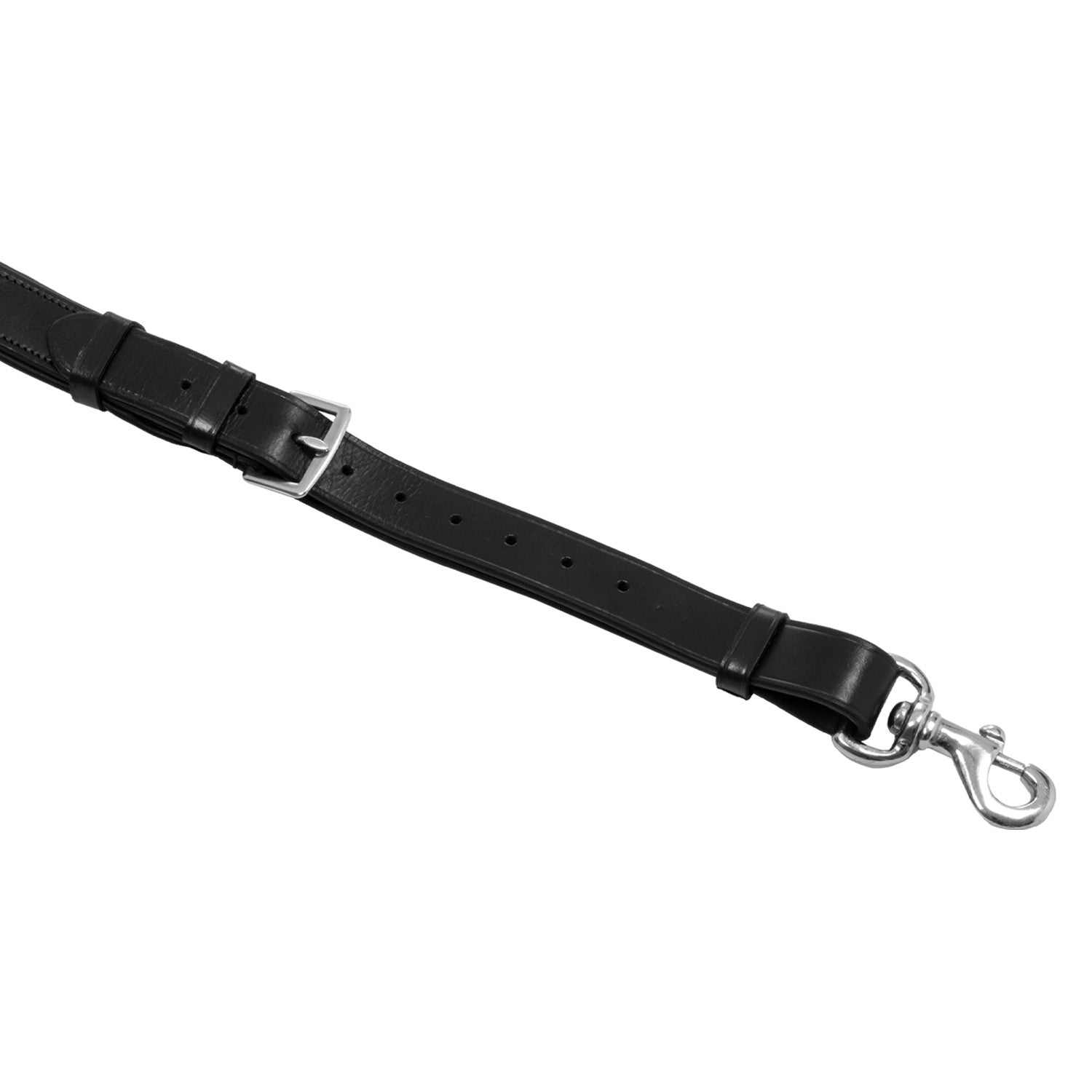 Martingala con hebillas de acero Equestro - Negro