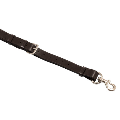 Martingala con hebillas de acero Equestro - Marrón oscuro