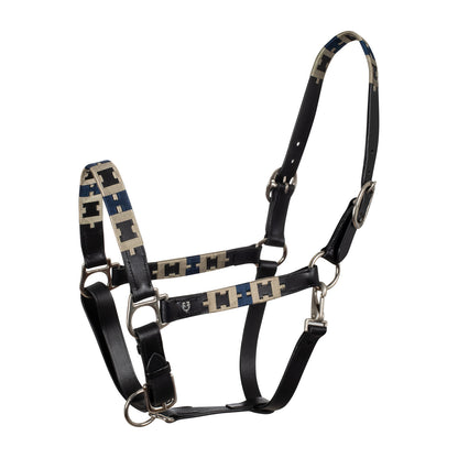Cabezada de cuero con motivo geométrico Equestro
