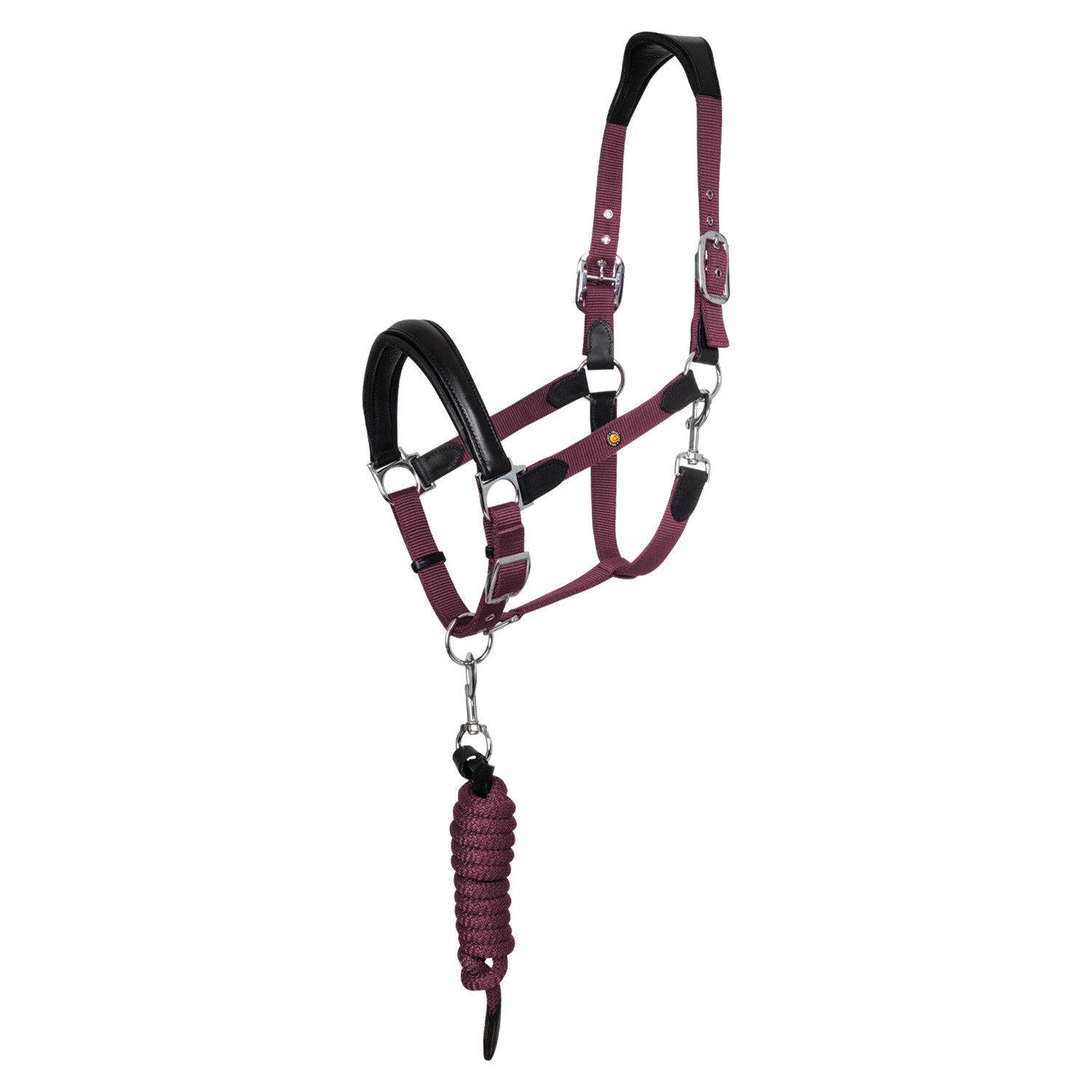 Cabezada ergonómica con insertos de cuero Equestro