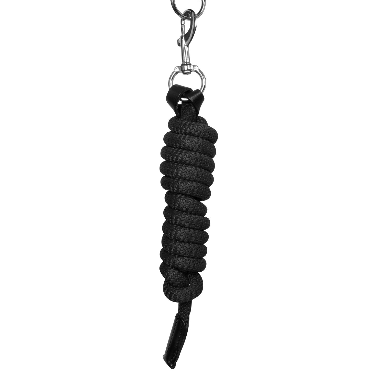 Cabezada ergonómica con insertos de cuero Equestro - Black/Black