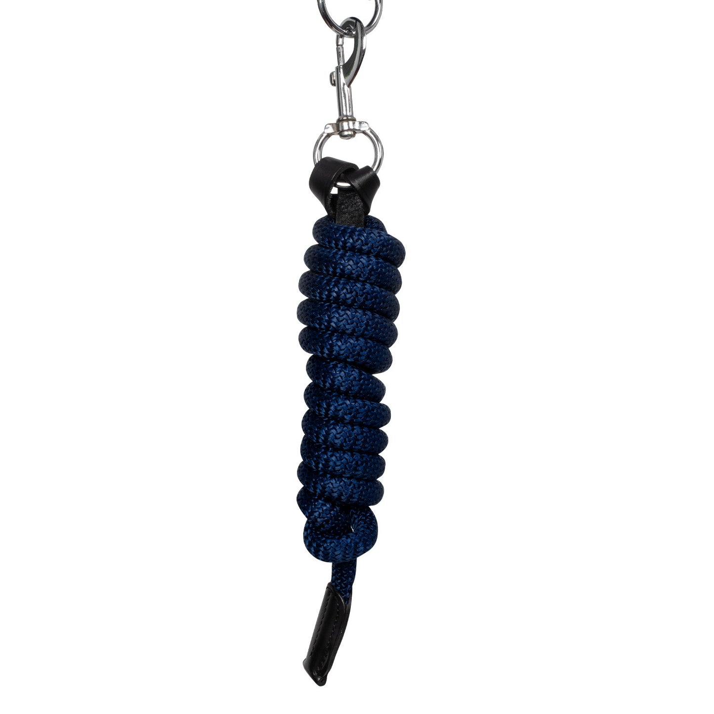 Cabezada ergonómica con insertos de cuero Equestro - Black/Navy