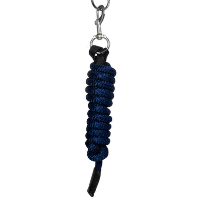 Cabezada ergonómica con insertos de cuero Equestro - Black/Navy