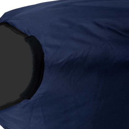 Manta de box antidesgarro con logo Equestro - Azul marino