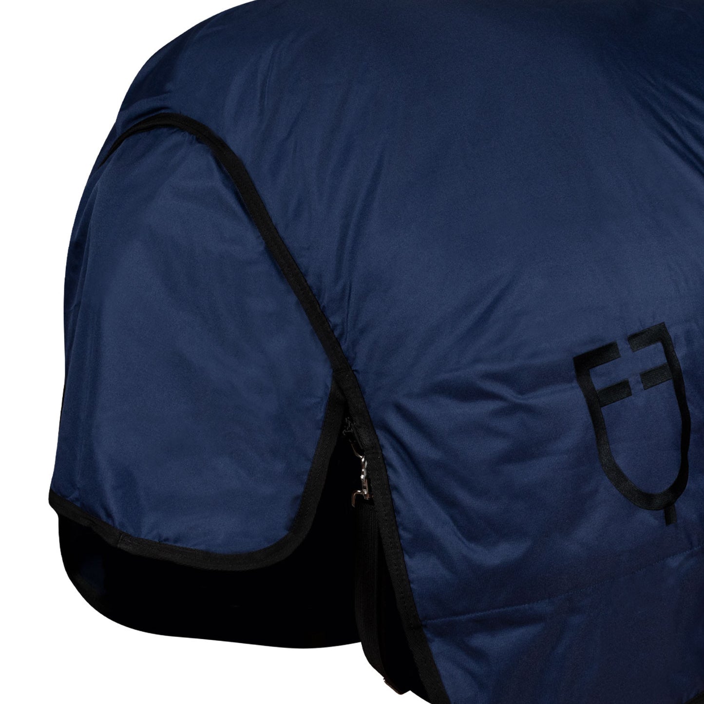 Manta de box antidesgarro con logo Equestro - Azul marino