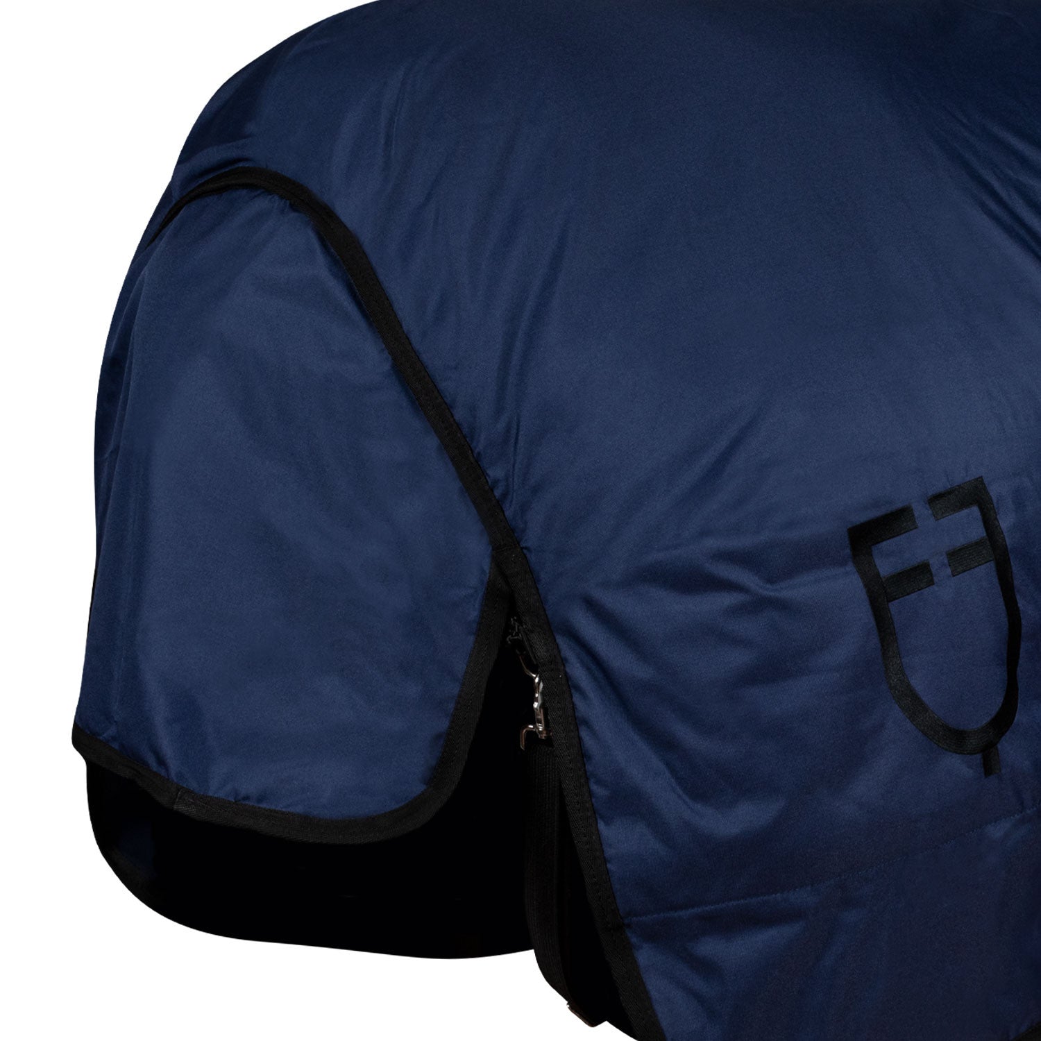Manta de box antidesgarro con logo Equestro - Azul marino
