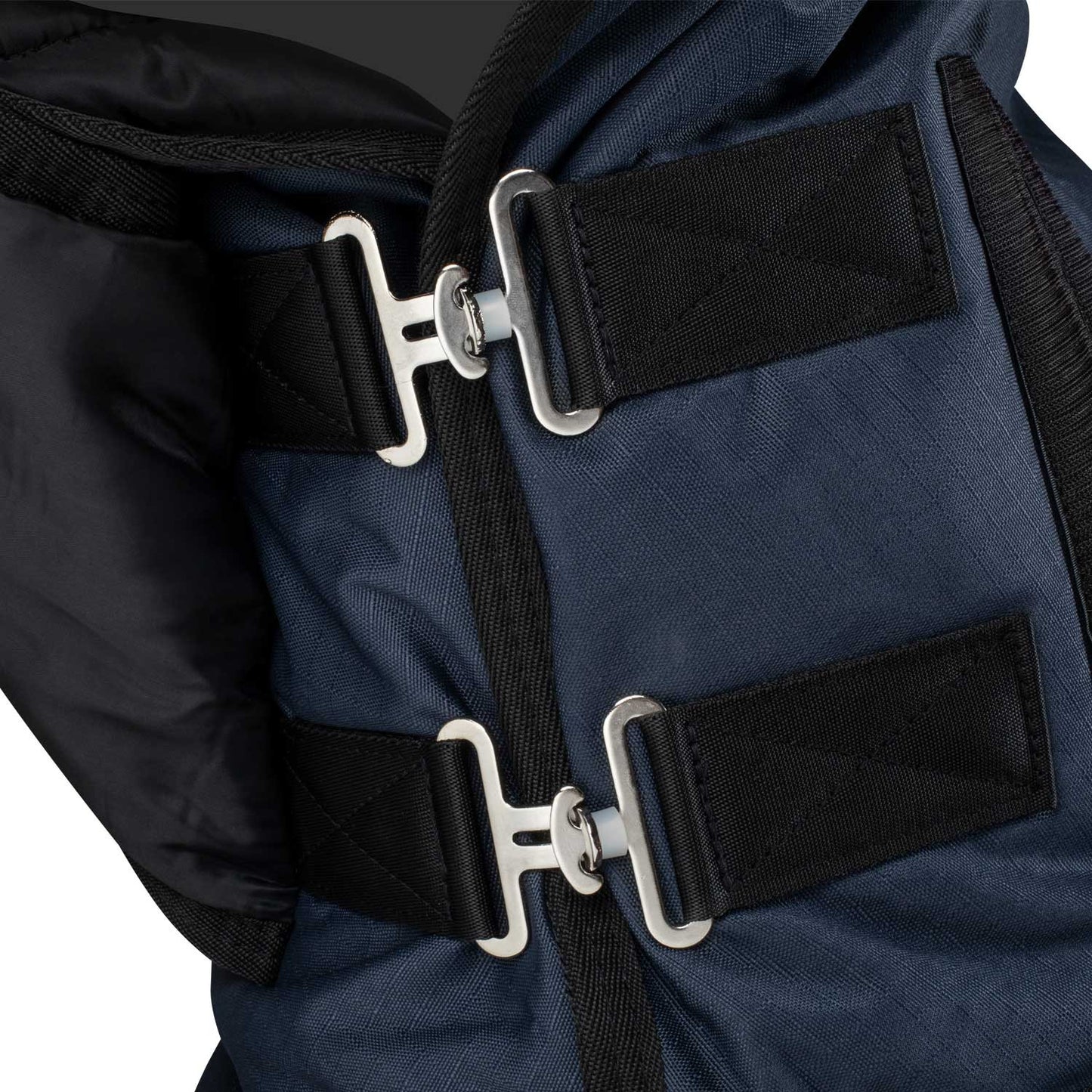 Capucha de paddock de tela antidesgarro Equestro - Azul marino