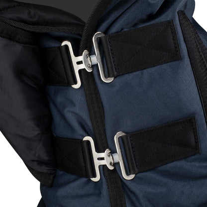 Capucha de paddock de tela antidesgarro Equestro - Azul marino