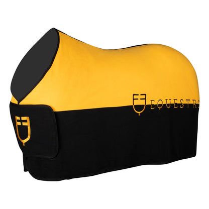 Manta bicolor de forro polar anti-pilling Equestro