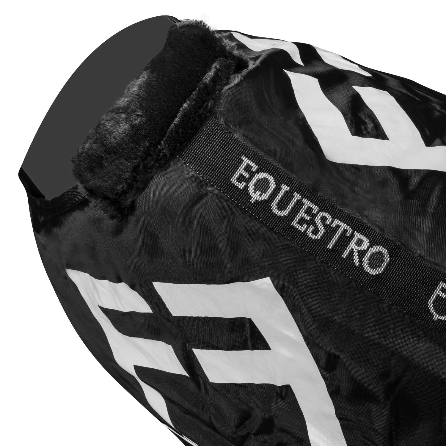 Manta de box de tejido waffle Equestro - Negro