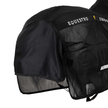 Manta anti-moscas de tela de malla Scuderia Equestro - Negro