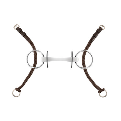 Montante elevador para rosca de nailon Equestro - Marrón oscuro