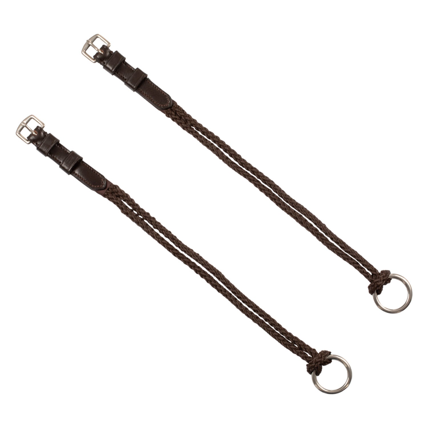 Montante elevador para rosca de nailon Equestro - Marrón oscuro