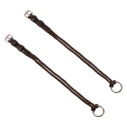 Montante elevador para rosca de nailon Equestro - Marrón oscuro