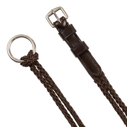 Montante elevador para rosca de nailon Equestro - Marrón oscuro