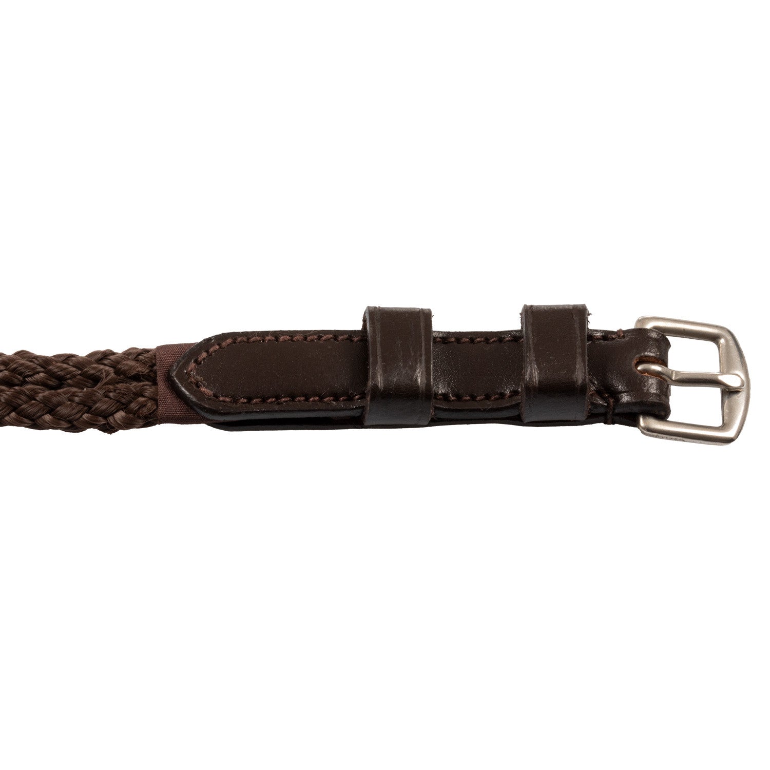 Montante elevador para rosca de nailon Equestro - Marrón oscuro