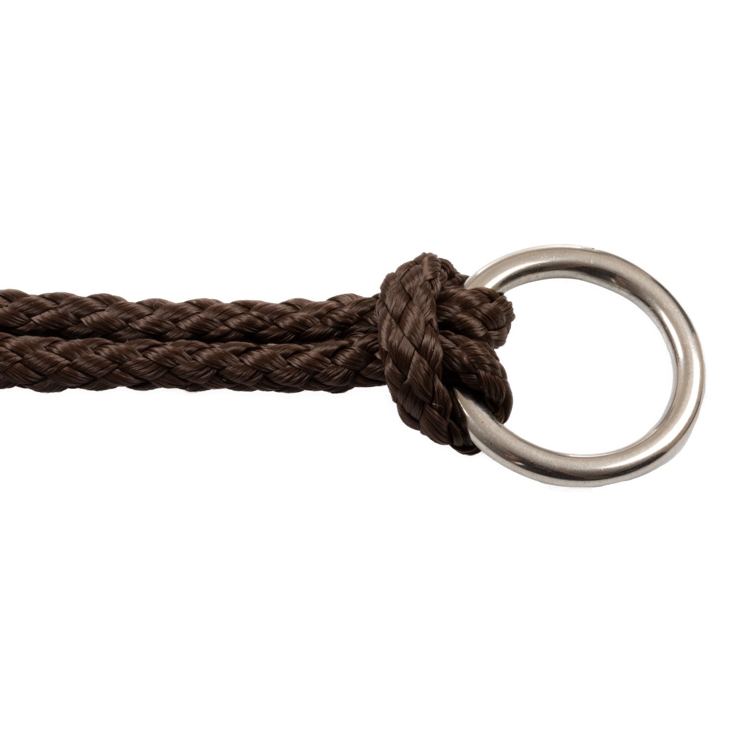 Montante elevador para rosca de nailon Equestro - Marrón oscuro
