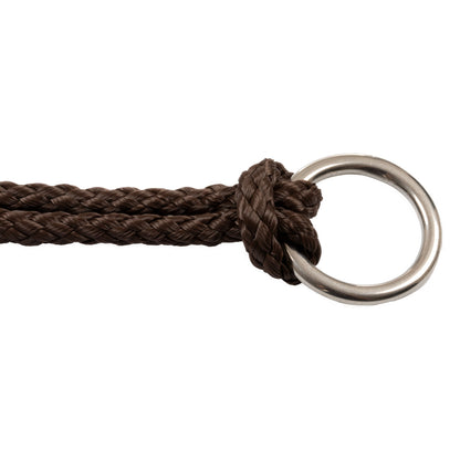 Montante elevador para rosca de nailon Equestro - Marrón oscuro