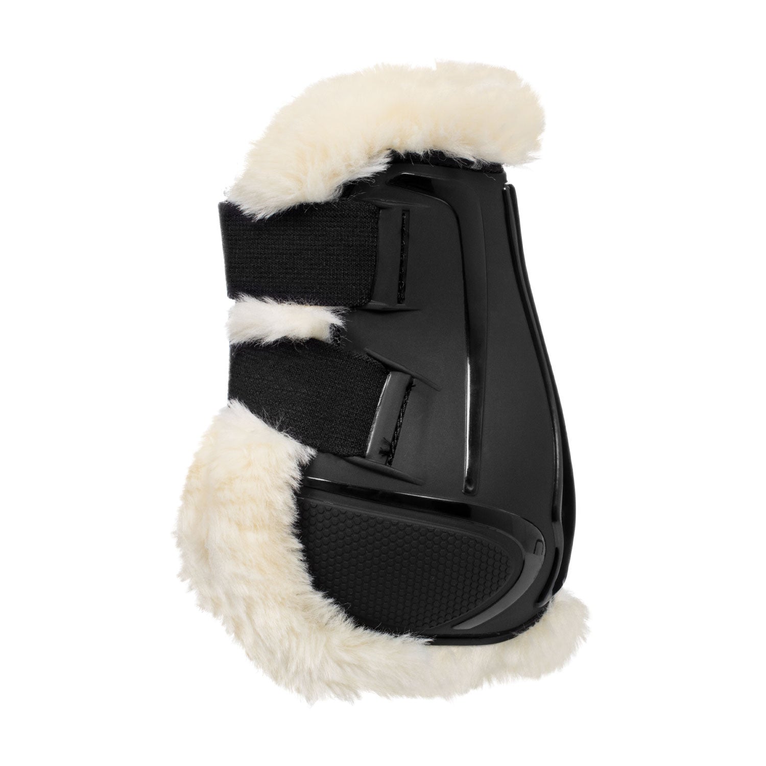 Paraglomos de TPU con borreguillo sintético Equestro - Negro