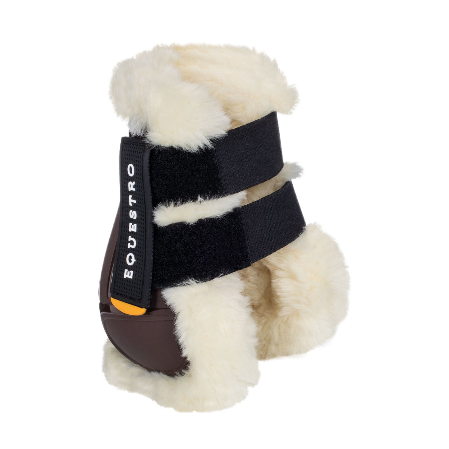 Paraglomos de TPU con borreguillo sintético Equestro - Marrón