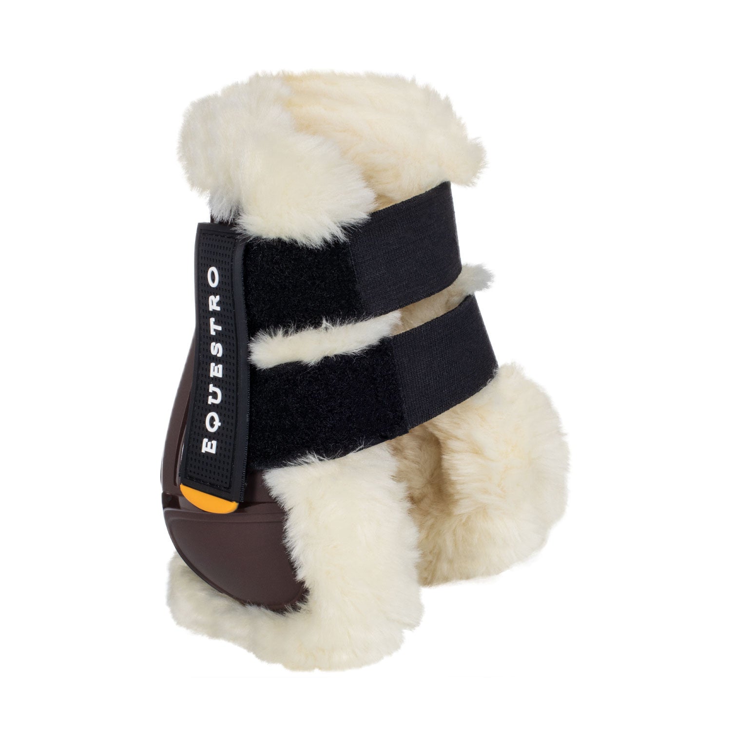 Paraglomos de TPU con borreguillo sintético Equestro - Marrón