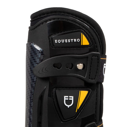 Protectores de neopreno de liberación rápida Equestro - Negro