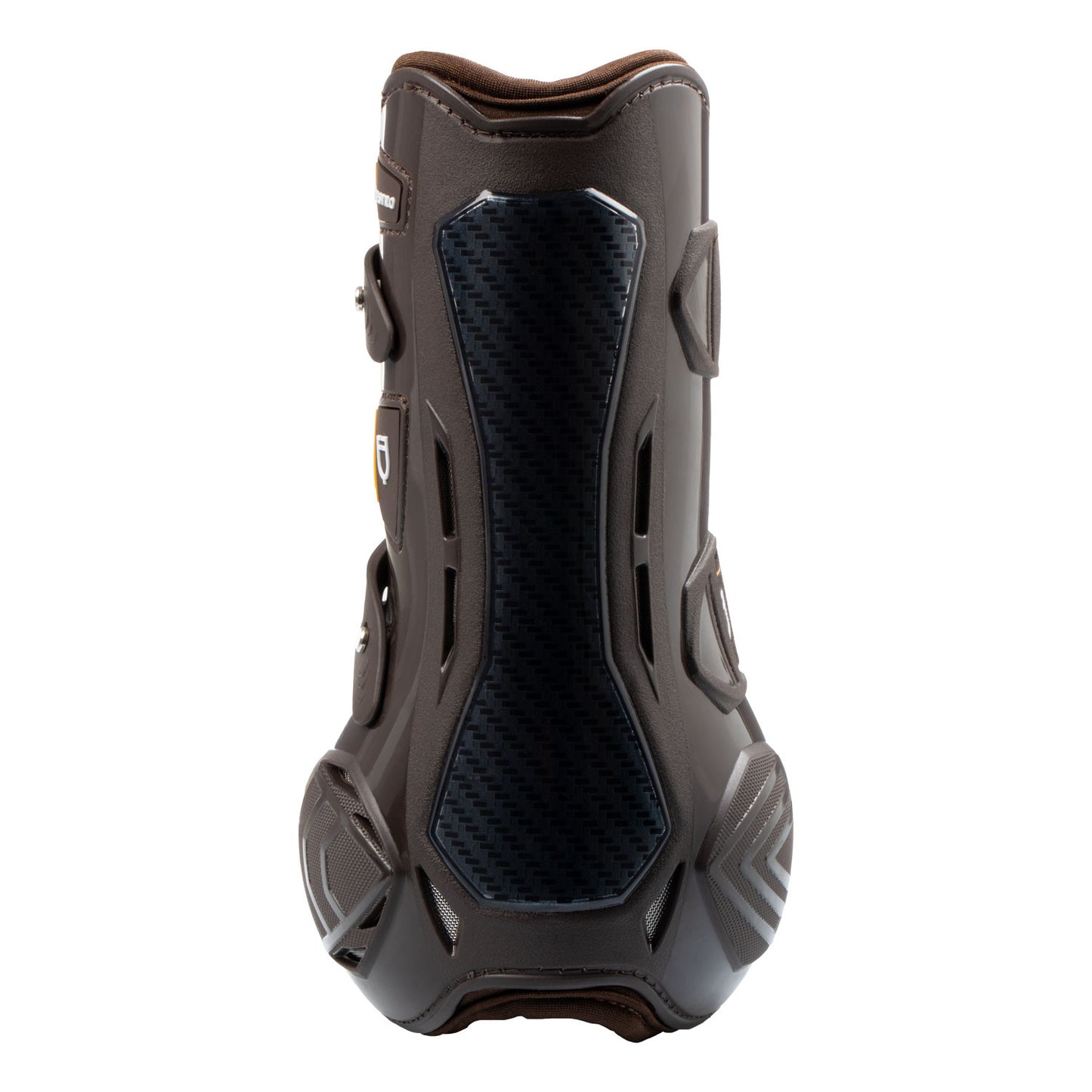 Protectores de neopreno de liberación rápida Equestro - Marrón