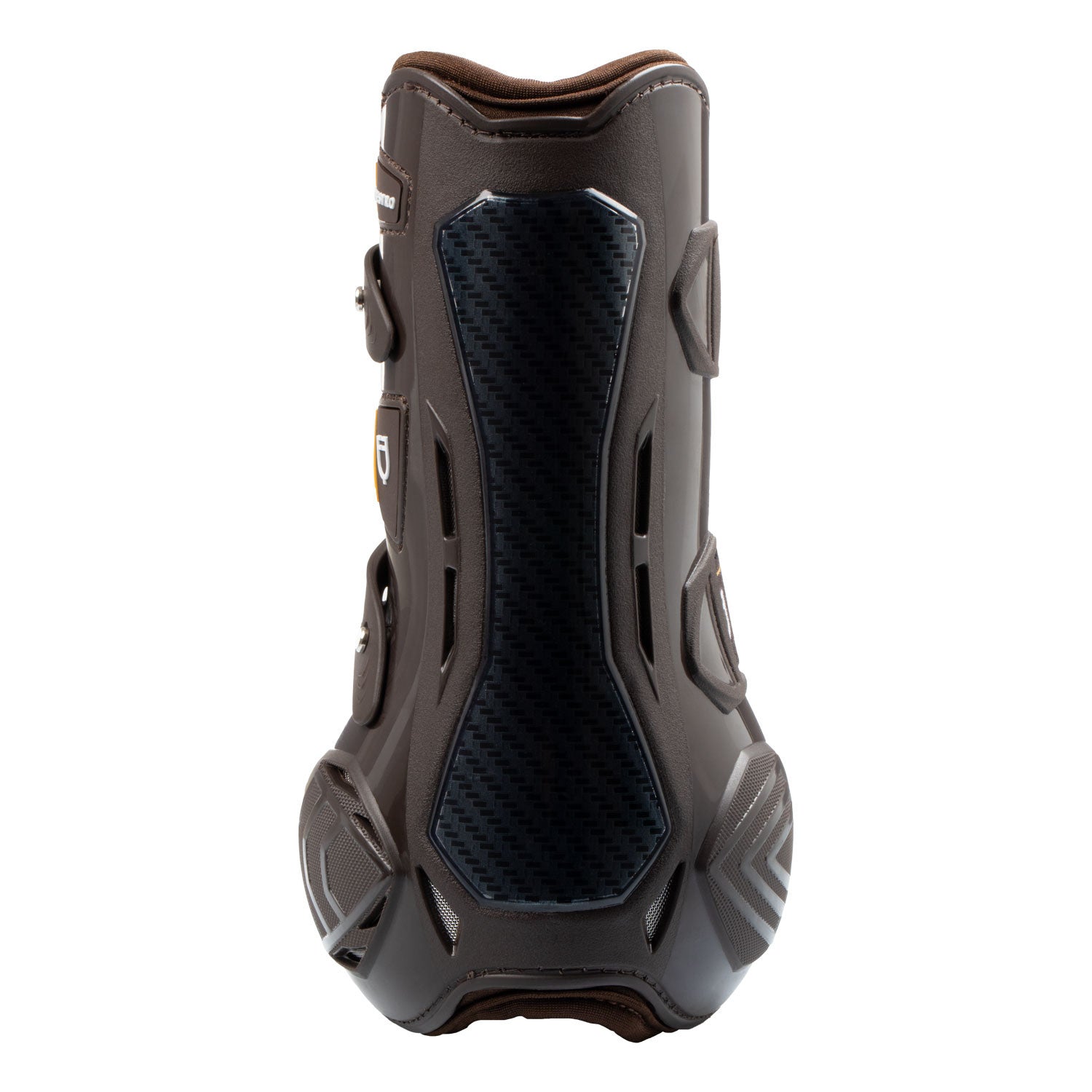 Protectores de neopreno de liberación rápida Equestro - Marrón