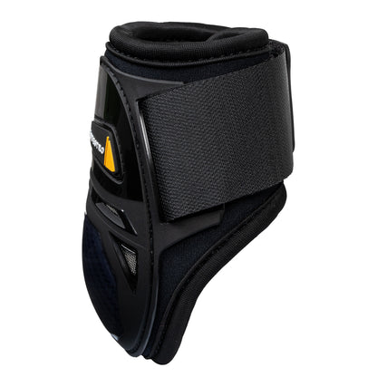 Protectores de neopreno con cierre de velcro Equestro - Negro