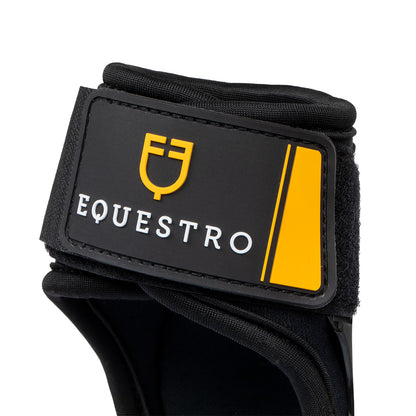 Protectores de neopreno con cierre de velcro Equestro - Negro