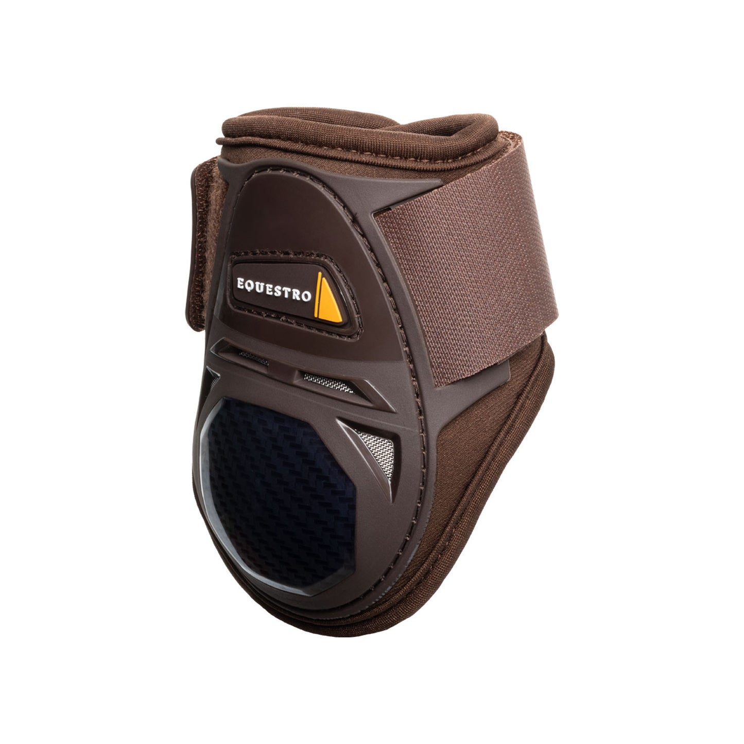 Protectores de neopreno con cierre de velcro Equestro - Marrón