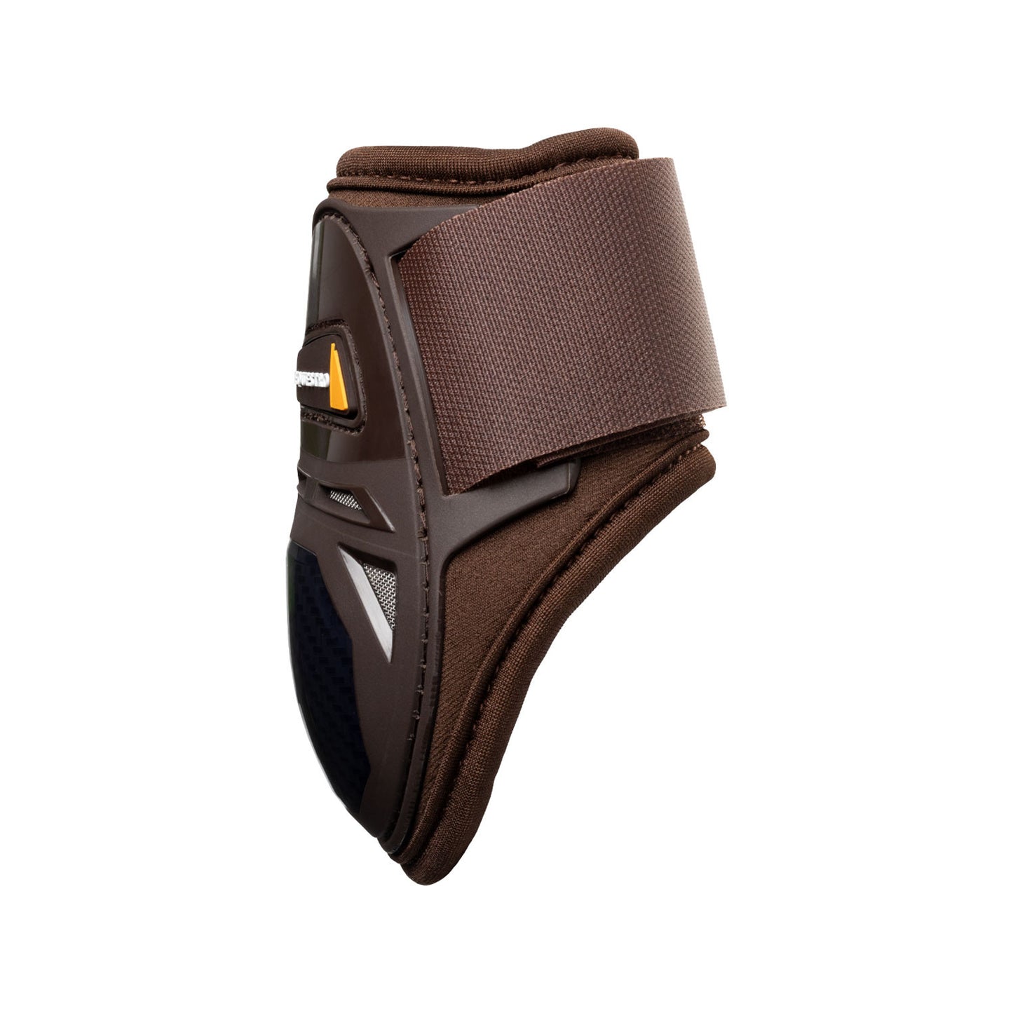 Protectores de neopreno con cierre de velcro Equestro - Marrón