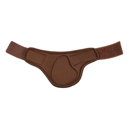 Protectores de neopreno con cierre de velcro Equestro - Marrón