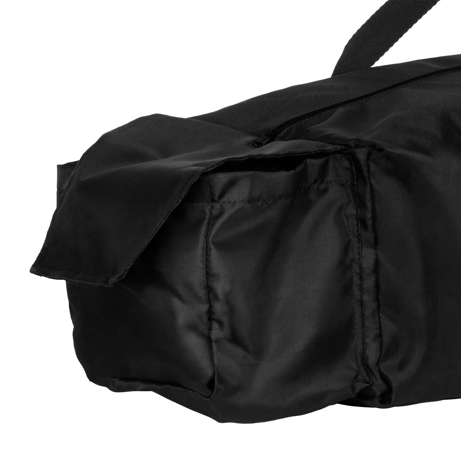 Juego de protectores y protector de cola de viaje con parche de goma Equestro - Negro
