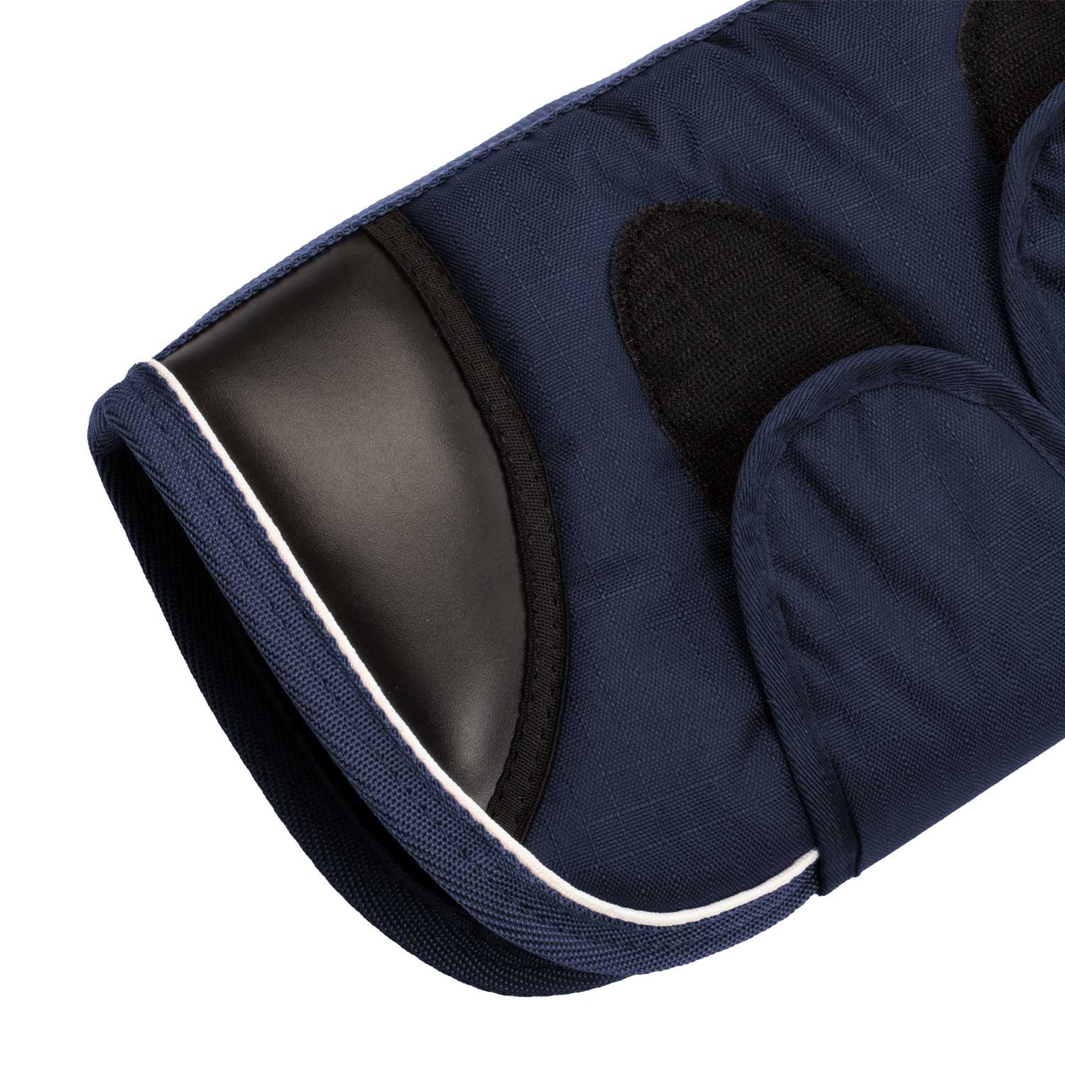 Juego de protectores y protector de cola de viaje con parche de goma Equestro - Azul marino