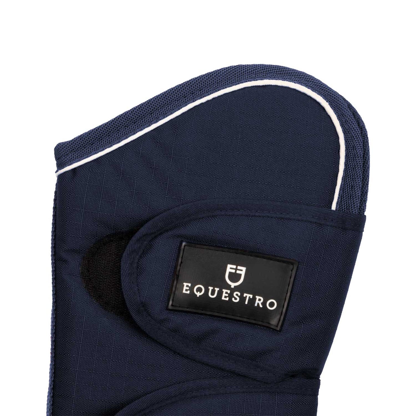 Juego de protectores y protector de cola de viaje con parche de goma Equestro - Azul marino