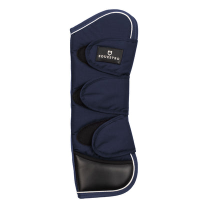 Juego de protectores y protector de cola de viaje con parche de goma Equestro - Azul marino