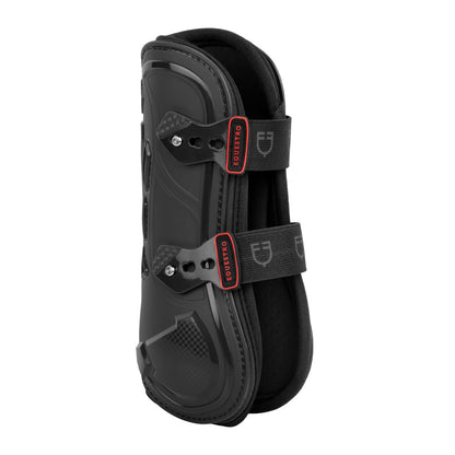 Botas delanteras con acolchado de neopreno lining Equestro - Negro