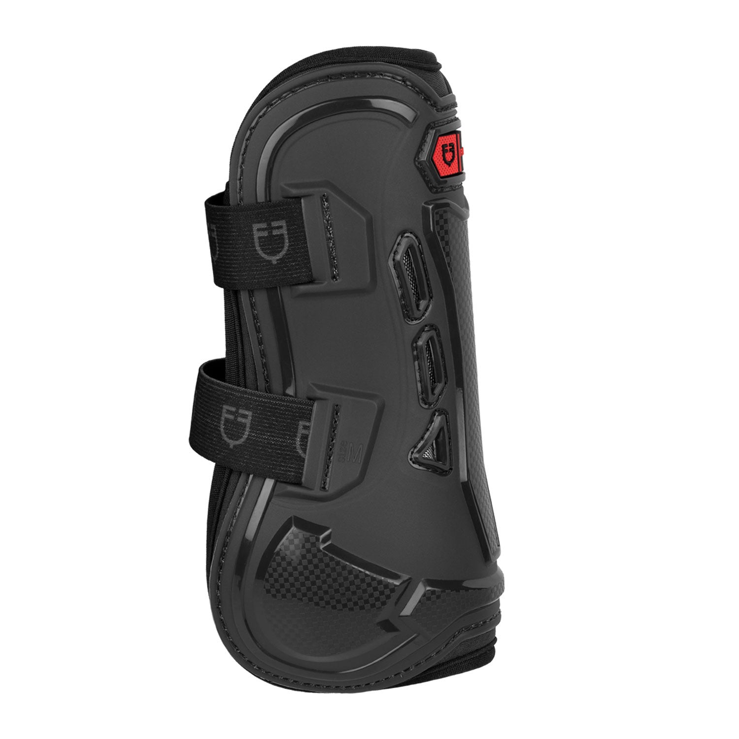 Botas delanteras con acolchado de neopreno lining Equestro - Negro